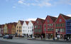 row of colored houses in Bergen