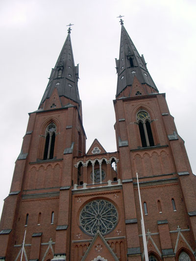 Tall Cathedral in Sweden
