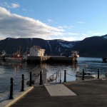 Harbor in Honningsvag Norway