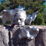 Pipe Statue Head Closeup