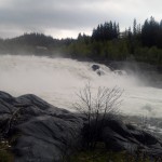 Laksforsen Waterfall in Norway