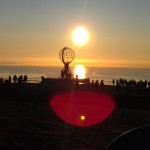 Midnight Sun with the North Cape Globe