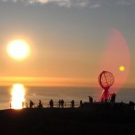 Midnight Sun at North Cape Norway