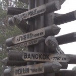 Sign Post to North Pole