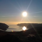 Sunset in Honningsvag Norway