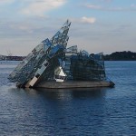 Structure next to Oslo Opera House