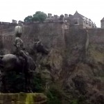 Man on Horse Statue in Edinburgh