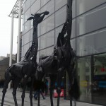tall giraffe statues