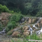 The cascades at Blenheim Palace